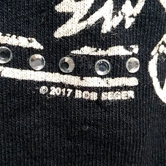 SALE! RARE! Bob Seger & The Silver Bullet Band Bling 2017 Shirt Sz.M (BX53) - Picture 4 of 10